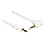 3,5mm 4-pol Audio/Video Kabel AWG24 - Winkelstecker Weiß - 0,5m