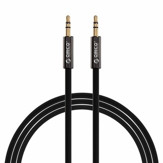 Orico Orico 3,5mm Stereo Audio Slim Kabel Schwarz – 1 Meter
