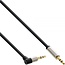 Premium 3,5mm Stereo Audio Slim Kabel - Winkelstecker - 2 Meter