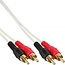 Stereo-Audiokabel Cinch - Weiß - 0,50 m