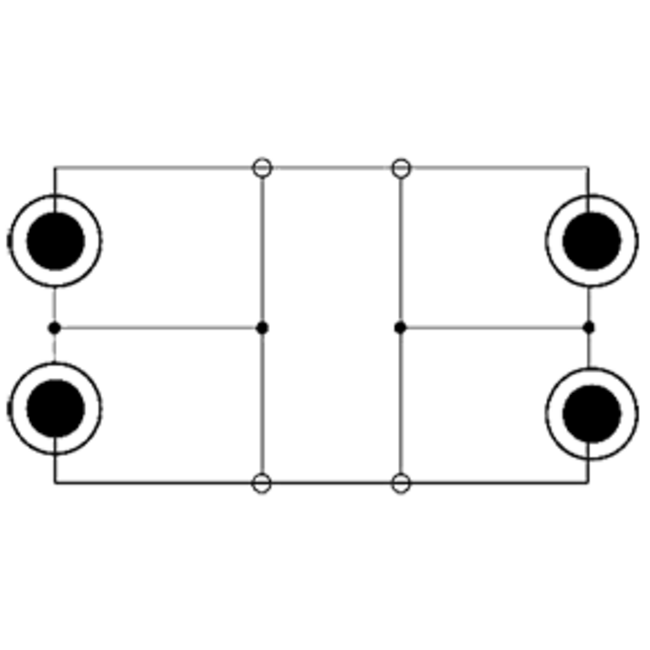 Stereo-Audiokabel Cinch - Weiß - 5 Meter