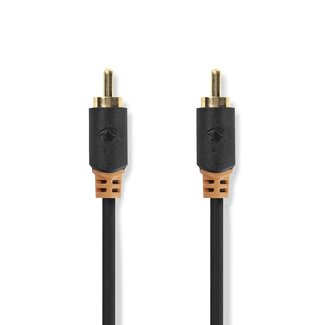 Nedis Nedis Tulp Koaxial Digital Audiokabel Schwarz – 2 Meter
