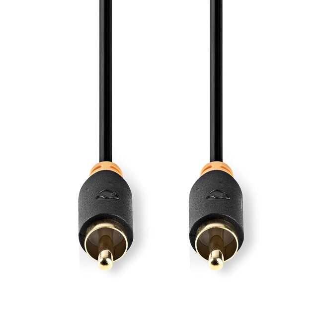 Nedis Tulp Koaxial Digital Audiokabel Schwarz – 2 Meter