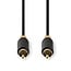 Nedis Tulp Koaxial Digital Audiokabel Schwarz – 2 Meter