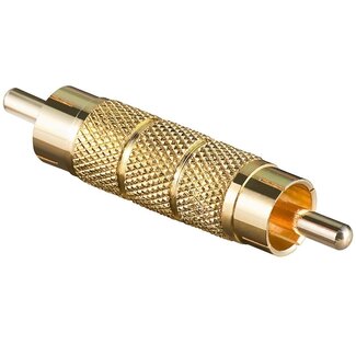 Goobay Tulp Mono Audio (M-M) Adapter - Vergoldet (Metall)