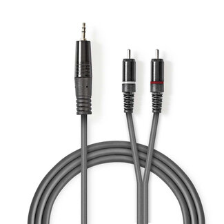 Nedis Nedis 3,5mm Klinke auf Cinch Stereo Audiokabel - 3 Meter