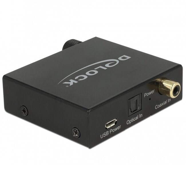 DeLOCK Digital-zu-Analog Audio Converter (DAC) mit Kopfhörerverstärker / High-Res Audio