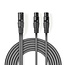 Nedis 1x XLR (m) - 2x XLR (w) Audiokabel 1,5 m