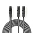 Nedis 1x XLR (w) - 2x XLR (m) Audiokabel 1,5 m