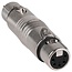 Neutrik NA5FF XLR 5-polig (weiblich) DMX Verbinder Grau