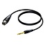 Procab CLA724 XLR (m) - 6,35mm Stereo-Klinke (m) Audiokabel - 3 Meter