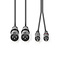 Nedis 2x XLR (m) - 2x RCA (m) Stereo Audiokabel - 3 Meter