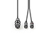 Nedis 1x XLR (w) - 2x RCA (m) Stereo Audiokabel - 3 Meter