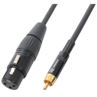 PD Connex PD Connex 3m Audiokabel XLR (w) zu RCA (m)