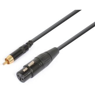 PD Connex PD Connex XLR (w) - RCA (m) Adapter - 0,15 Meter