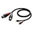 Procab CLA701 2x XLR (m) - 2x RCA (m) Stereo Audiokabel - 3 Meter