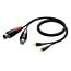 Procab CLA705 2x XLR (w) - 2x RCA (m) Stereo Audiokabel - 3 Meter