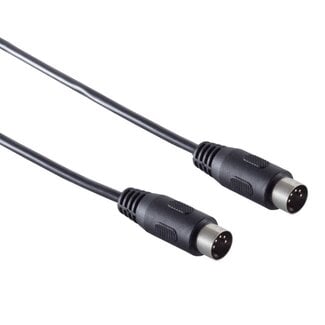 MaxTrack DIN 5-pol Audiokabel | Schwarz | 1,5 Meter