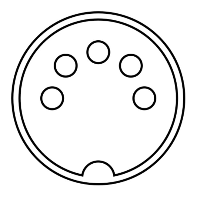 Cavus RJ45 auf 5-pol DIN Audiokabel für B&O / Schwarz - 1,8 Meter