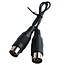 Cavus 8-poliger DIN Powerlink PL4 Kabel für B&O / Schwarz - 1,8 Meter