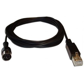 Cavus Cavus RJ45 auf 8-pol DIN Powerlink PL8 Kabel für B&O / Schwarz - 15 Meter