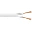 Lautsprecherkabel (CCA) - 2x 2,50mm² / Weiß - 100 Meter