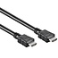 HDMI-Kabel Version 1.4 (4K 30Hz) CCS, Schwarz, 0,75 m