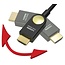 HDMI-Kabel 1m mit 180° drehbaren Steckern (links/rechts) Version 1.4 (4K 30Hz)