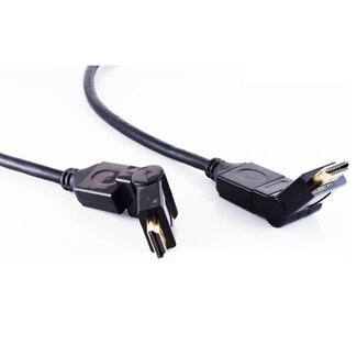 S-Impuls HDMI-Kabel 1.4 (4K 30Hz) - 5m mit 360° drehbaren Steckern