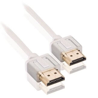 Profigold Profigold dünnes HDMI-Kabel Version 1.4 (4K 30Hz) Weiß - 1 Meter