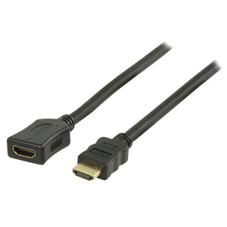 S-Impuls HDMI Verlängerungskabel Version 1.4 (4K 30Hz) Schwarz 0,25 m