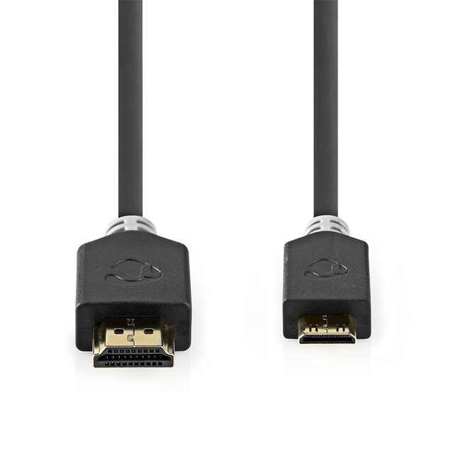 Nedis Mini HDMI-auf HDMI Kabel | HDMI 2.0 | 4K 60Hz + HDR | 2 Meter