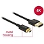 Dünnes Premium Micro HDMI zu HDMI Kabel 2.0 (4K 60Hz) Schwarz 3m