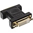 DVI-D Dual Link Adapter - vergold / schwarz