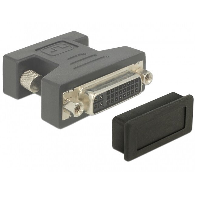 Schutzkappe für DVI (v) Anschlüsse / Schwarz