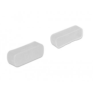 DeLOCK Schutzkappe für DVI (v) Anschlüsse / transparent