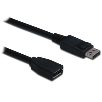 Assmann DisplayPort Verlängerungskabel 1.2 (4K 60Hz) Schwarz 2m