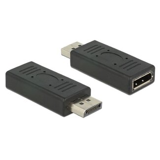 DeLOCK Premium DisplayPort Schutzkappe - Version 1.2 (4K 60Hz) / Schwarz