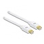Mini DisplayPort Kabel - Version 1.2 (4K 60 Hz) / Weiß - 2 Meter