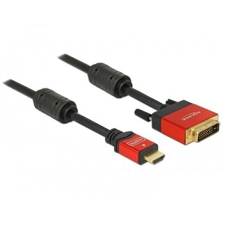 DeLOCK DeLOCK Premium DVI-D Single Link auf HDMI Kabel - 2 Meter
