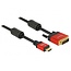 DeLOCK Premium DVI-D Single Link auf HDMI Kabel - 2 Meter