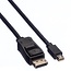 Mini DisplayPort-auf-DisplayPort Kabel - Version 1.1 (4K 30 Hz) - Schwarz - 3 Meter