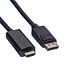 DisplayPort-auf-HDMI-Kabel DP 1.2 / HDMI 2.0 (4K 60Hz) schwarz 1 m