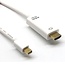 Mini DisplayPort 1.2 auf HDMI 1.4 Kabel (4K 30 Hz) Weiß - 1,8 m