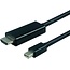 Mini DisplayPort 1.2 auf HDMI 2.0 Kabel (4K 60 Hz) Schwarz - 3 Meter