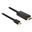 Premium Mini DisplayPort 1.1a auf HDMI 1.3 Kabel (Full HD 1080p) / Schwarz - 3 Meter