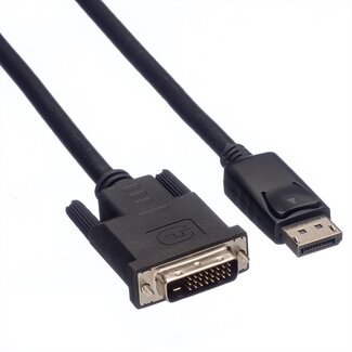 Dolphix DisplayPort 1.1 auf DVI Kabel (1920 x 1200) / Schwarz - 1,5 m
