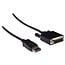 DisplayPort-auf-DVI-Kabel DP 1.1 3m Schwarz 1920x1200