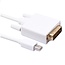 Mini DisplayPort 1.1 auf DVI Kabel (1920 x 1200) Weiß - 1,8 m
