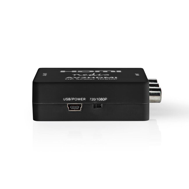 Nedis Tulp Composite AV zu HDMI Konverter / Schwarz